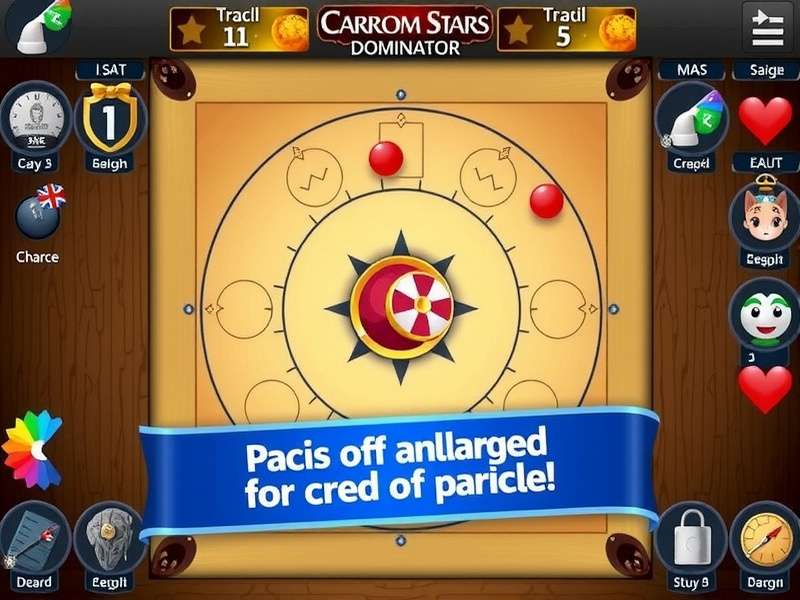 Carrom Stars Dominator Game Screenshot
